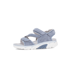 Gabor Rolling Soft Sandal med g�ngefunktion 86839 - Lysebl�