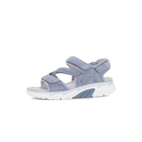 Gabor Rolling Soft Sandal med g�ngefunktion 86839 - Lysebl�