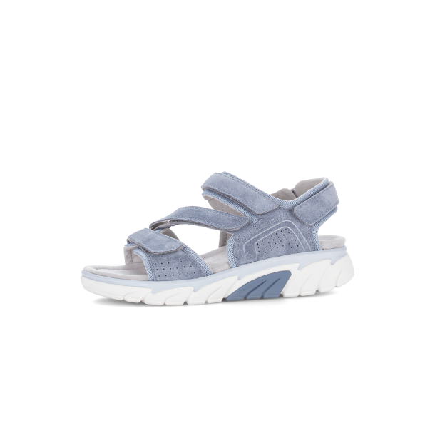 Gabor Rolling Soft Sandal med g�ngefunktion 86839 - Lysebl�