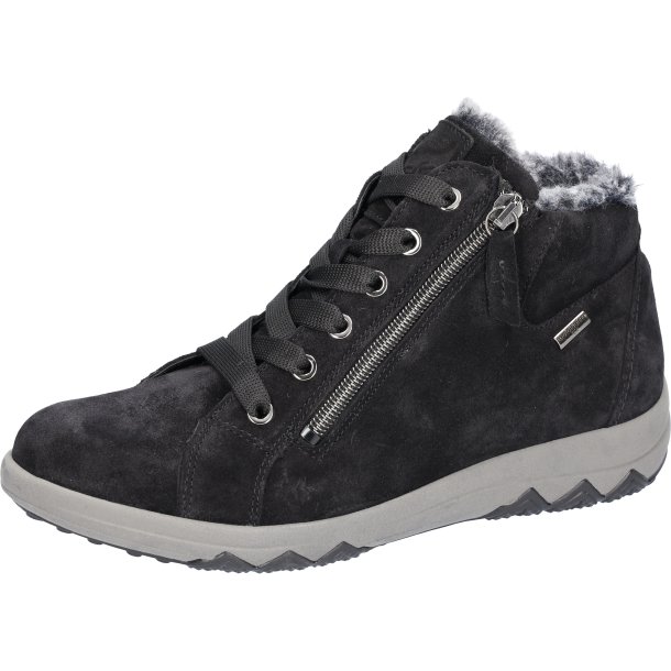 Waldl�ufer solid vinterst�vle med f�r, Goretex og rummelig lest, velegnet til indl�g, teresa - sort