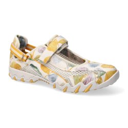 Mephisto Allrounder Niro damesko, velegnet til indl�g  - m�nster med gul