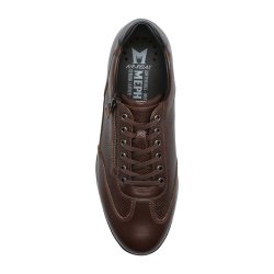Mephisto sporty snresko, almindeligt bredde, velegnet til indlg, Leon - mrkebrun