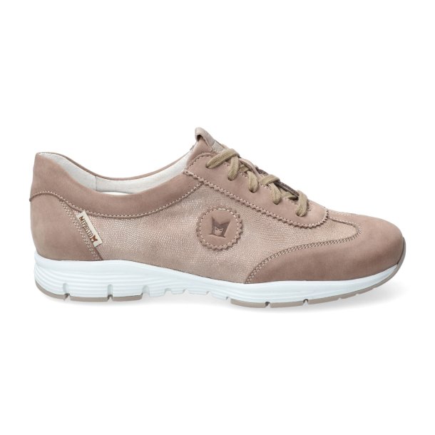 Mephisto Yael let skindsneaker med god st�tte, velegnet til indl�g - dark taupe