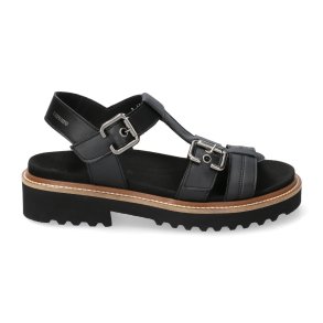 Mephisto Valny, sandal med opbygning - sort