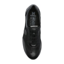 Mephisto Yael let skindsneaker med god st�tte, velegnet til indl�g - sort