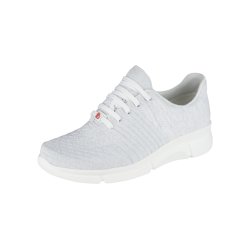 Berkemann striksko til den sensible og brede fod, Pinar - hvid