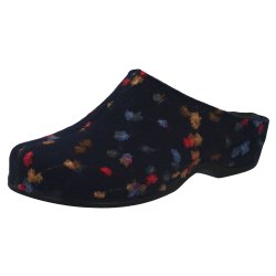 Berkemann rummelig hjemmesko, velegnet til indlg, Donata - mrkebl