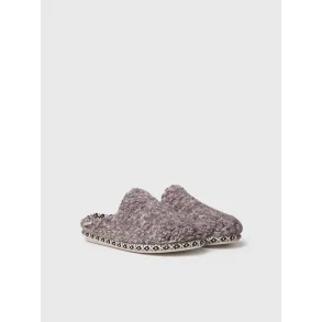 Toni Pons slipper i det bl�deste plysmateriale, Darla - meleret beige/brun