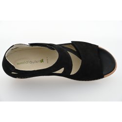 Waldlufer damesandal velegnet  indlg, Heliett - Sort