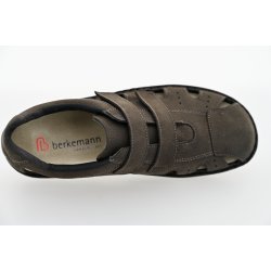 Berkemann herresandal velegnet til indlg, Joost - brun/grn. KUN STR 46