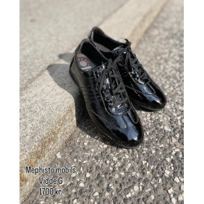 Mephisto Mobils rummelig let snresko, Silla . sort lak