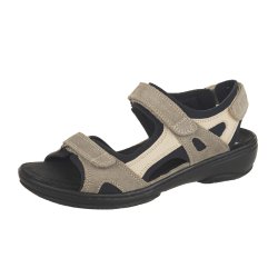 Fidelio Sandal almindelig bredde, velegnet til indl�g, Gini 445007 - sand