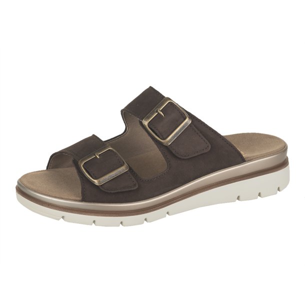 Fidelio 595002, slipper velegnet til indl�g - m�rkebrun