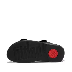 Fit Flop damesandal Lulu adjustable sandal, l�der - Sort