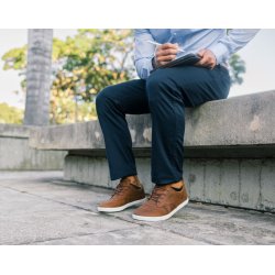 Xero let herresko med masser af bredde i en flot olieret skind, velegnet til indlg, Glenn - brun