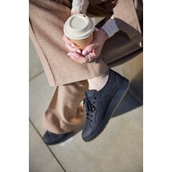 Glerup sko i rene naturlige materialer, velegnet til indlg, Langdal - sort