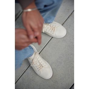 Glerup sko i rene naturlige materialer, velegnet til indlg, Langdal - lys