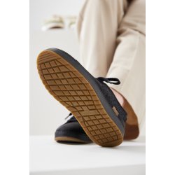 Glerup sko i rene naturlige materialer, velegnet til indlg, Langdal - sort