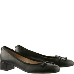 Hgl damepump i lkkert bldt skind -  3210 - sort