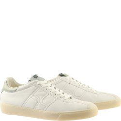 Hgl citysneaker i lkker bld kvalitet, velegnet til indlg - hvid