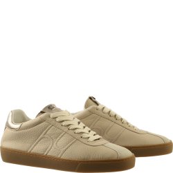 Hgl citysneaker i lkker bld kvalitet, velegnet til indlg - beige