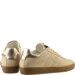 Hgl citysneaker i lkker bld kvalitet, velegnet til indlg - beige