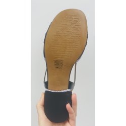 Audley damesandal med ldersl - navy