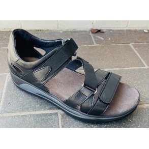 Wolky Desh med fast bagkappe med rigtig god st�tte til den slankere fod - sort