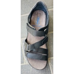 Wolky Desh med fast bagkappe med rigtig god st�tte til den slankere fod - sort