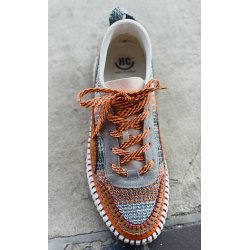 Hello Comfort strikkede sko, velegnet til indl�g med meget bl�de s�ler - Orange