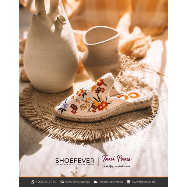 Toni Ponts espadrillos slipper med spids front - Culip