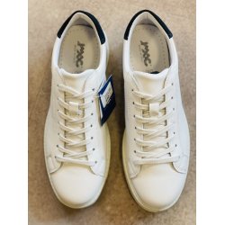 Imac moderne herre citysneaker i skind, velegnet til indlg - hvid