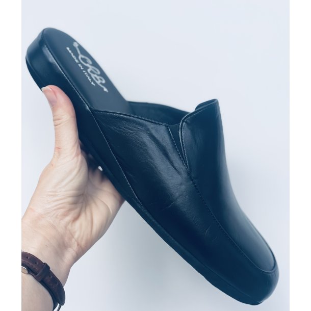 Herre hjemmesko uden bagkappe Creazioni 5508 - sort