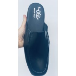 Herre hjemmesko med bagkappe Creazioni 5508 - sort