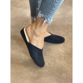 Dame hjemmesko,  slipper  Creazioni 4053 med ruskindssler - mrkebl