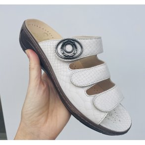 Fidelio dameslipper med god opbygning, velegnet til indlg 434034, Fabia F - lys prget skind