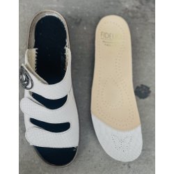Fidelio dameslipper med god opbygning, velegnet til indlg 434034, Fabia F - lys prget skind