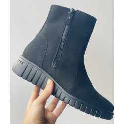 Hartjes damestvle med ekstra vidde (K), udtagelige indlg, dobbeltlynls, Rumba - sort