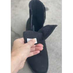 Hartjes damestvle med ekstra vidde (K), udtagelige indlg, dobbeltlynls, Rumba - sort