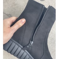 Hartjes damestvle med ekstra vidde (K), udtagelige indlg, dobbeltlynls, Rumba - sort