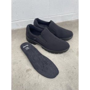 Ara solid sko med Goretexmembran Saas 49310, velegnet til indl�g - sort