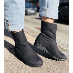 Arche st�vle p� kileh�l med lammef�r, Lomski - sort