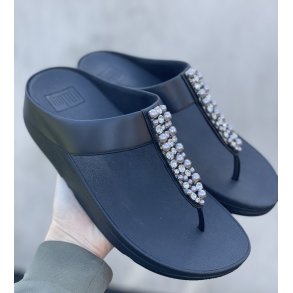 Fit Flop t�sandal Fino med perler - Sort