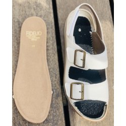 Fidelio damesandal Velegnet til indl�g 595012 - Hvid