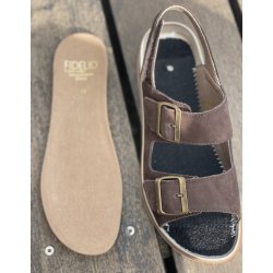 Fidelio damesandal Velegnet til indl�g 595012 - M�rkebrun