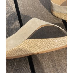 Fit Flop Lulu Lux t�sandal med flettet  s�l - sand