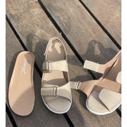 Piesanto 260881 rummelig sandal velegnet til indl�g - sand