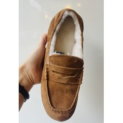 EMU Australia hjemmemokkasin med lammef�r, Kirra - Cognac
