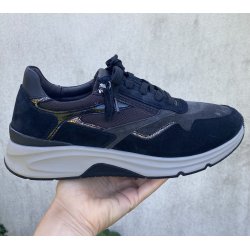 Rolling Soft damesneaker med let gngefunktion og velegnet til indlg 56896 - sort/gr