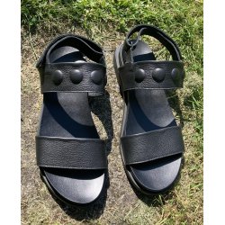 Arche damesandal med meget blde sler, Makbow - sort